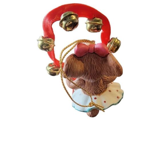 Amy Wulfing 1990 Mouse Bells Vintage Ornament Rare Christmas - Picture 2 of 4